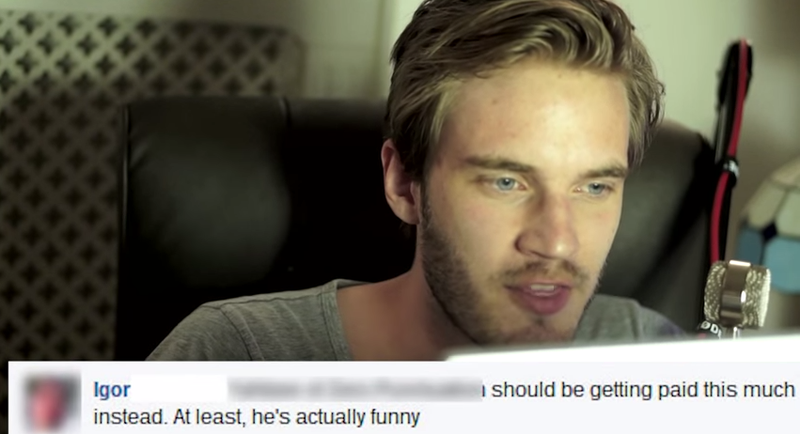 Illustration for article titled Pewdiepie Responds To Haters, Kills It